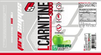 PS ProSupps L-Carnitine 3000 Green Apple - supplement