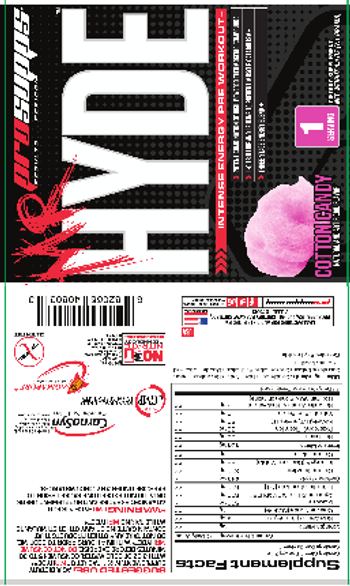 ProSupps Mr Hyde Cotton Candy - supplement
