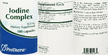 ProThera Iodine Complex 12.5 mg - supplement