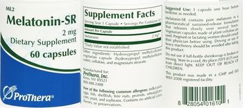 ProThera Melatonin-SR 2 mg - supplement