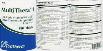 ProThera MultiThera 1 - multiple vitaminmineraltrace element supplement