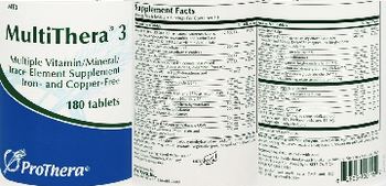ProThera MultiThera 3 - multiple vitaminmineraltrace element supplement