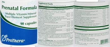 ProThera Prenatal Formula - multiple vitaminmineraltrace element supplement
