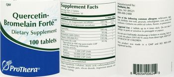 ProThera Quercetin-Bromelain Forte - supplement
