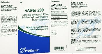 ProThera SAMe 200 - supplement