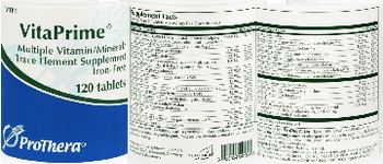 ProThera VitaPrime - multiple vitaminmineraltrace element supplemnt