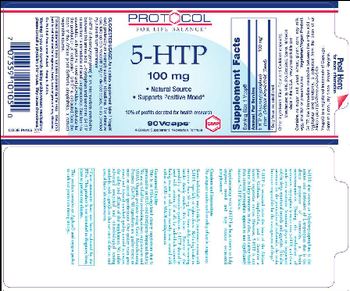 Protocol For Life Balance 5-HTP 100 mg - supplement