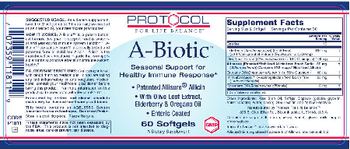 Protocol For Life Balance A-Biotic - supplement