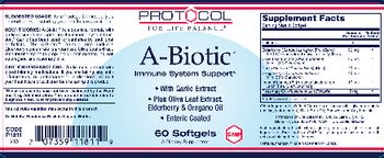 Protocol For Life Balance A-Biotic - supplement