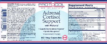 Protocol For Life Balance Adrenal Cortisol Support With Relora - supplement