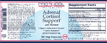 Protocol For Life Balance Adrenal Cortisol Support With Relora - supplement