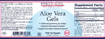 Protocol For Life Balance Aloe Vera Gels - supplement