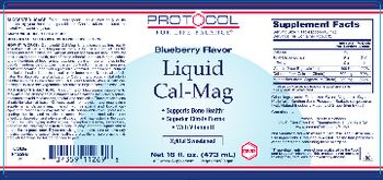 Protocol For Life Balance Blueberry Flavor Liquid Cal-Mag - supplement