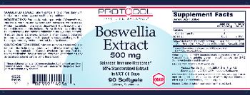 Protocol For Life Balance Boswellia Extract 500 mg - supplement