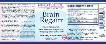 Protocol For Life Balance Brain Regain - supplement