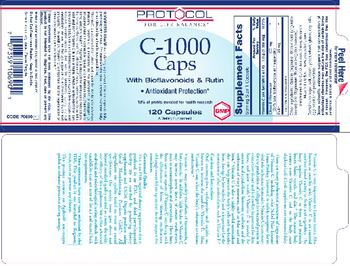 Protocol For Life Balance C-1000 Caps With Bioflavonoids & Rutin - supplement