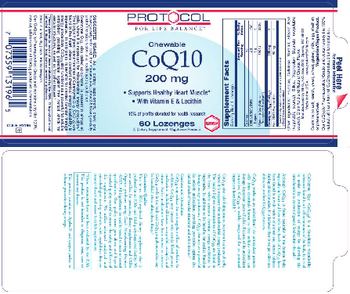 Protocol For Life Balance Chewable CoQ10 200 mg - supplement