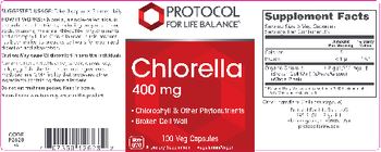Protocol For Life Balance Chlorella - supplement