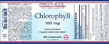 Protocol For Life Balance Chlorophyll 100 mg - supplement