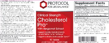 Protocol For Life Balance Cholesterol Pro - supplement