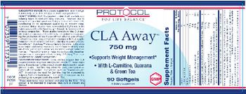 Protocol For Life Balance CLA Away 750 mg - supplement