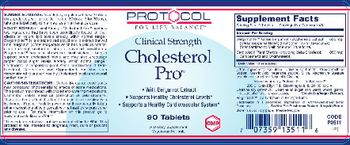 Protocol For Life Balance Clinical Strength Cholesterol Pro - supplement