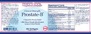 Protocol For Life Balance Clinical Strength Prostate-B - supplement