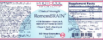 Protocol For Life Balance Clinical Strength Remembrain - supplement