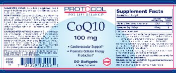 Protocol For Life Balance CoQ10 100 mg - supplement