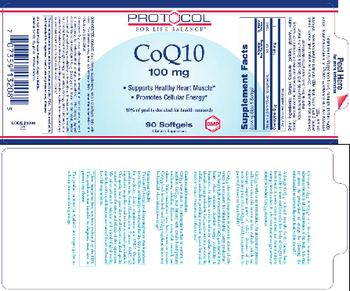 Protocol For Life Balance CoQ10 100 mg - supplement