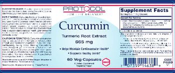 Protocol For Life Balance Curcumin Turmeric Root Extract 665 mg - supplement