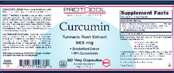 Protocol For Life Balance Curcumin Turmeric Root Extract 665 mg - supplement