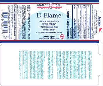 Protocol For Life Balance D-Flame - supplement