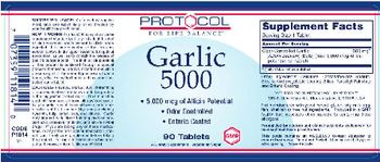 Protocol For Life Balance Garlic 5000 - supplement