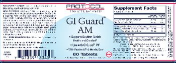 Protocol For Life Balance GI Guard AM - supplement