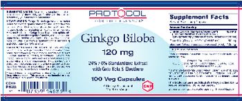 Protocol For Life Balance Ginkgo Biloba 120 mg - supplement