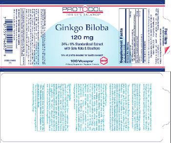 Protocol For Life Balance Ginkgo Biloba 120 mg - supplement