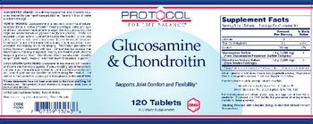 Protocol For Life Balance Glucosamine & Chondroitin - supplement