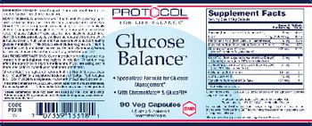 Protocol For Life Balance Glucose Balance - supplement