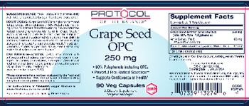 Protocol For Life Balance Grape Seed OPC 250 mg - supplement