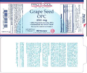 Protocol For Life Balance Grape Seed OPC 250 mg - supplement