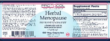Protocol For Life Balance Herbal Menopause - supplement