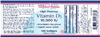 Protocol For Life Balance High Potency Vitamin D3 10,000 IU - supplement