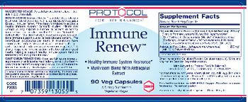 Protocol For Life Balance Immune Renew - supplement