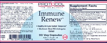 Protocol For Life Balance Immune Renew - supplement