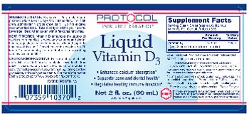Protocol For Life Balance Liquid Vitamin D3 - supplement