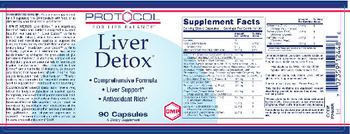 Protocol For Life Balance Liver Detox - supplement