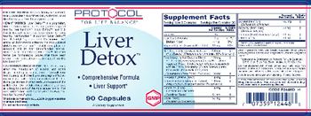 Protocol For Life Balance Liver Detox - supplement