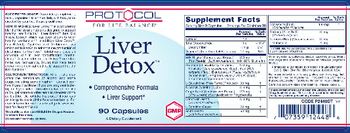 Protocol For Life Balance Liver Detox - supplement