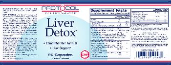 Protocol For Life Balance Liver Detox - supplement